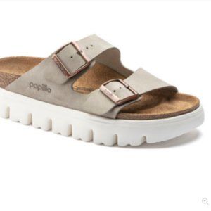 Birkenstock/Papillo Platform Sandal (Arizona Chunky), Size 8/8.5 (Eur 39)